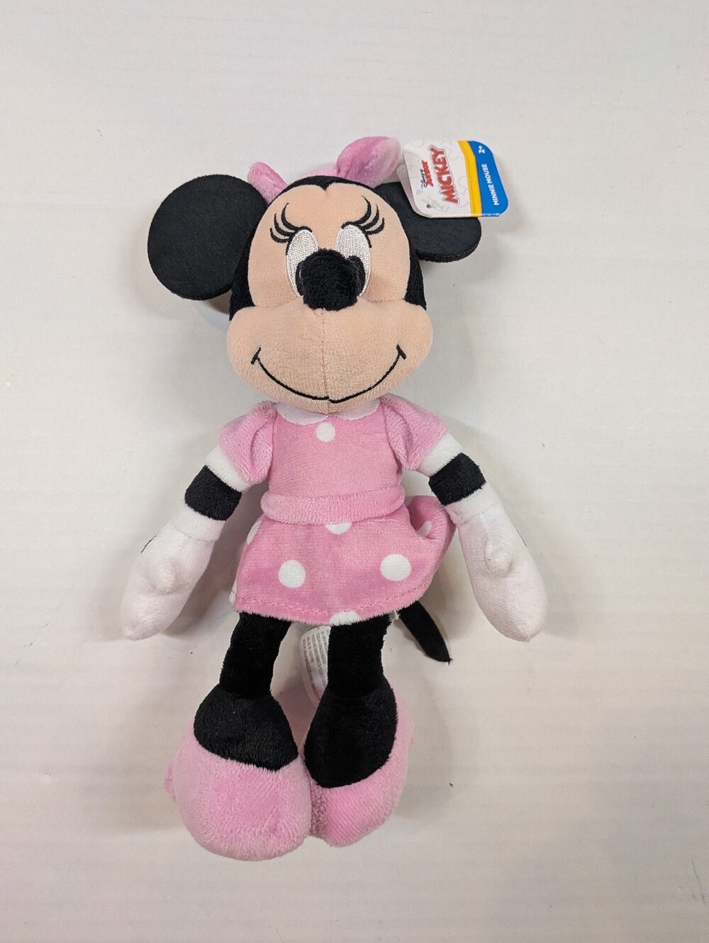 Disney Junior Mickey Mouse Bean Plush Minnie Mouse Stuffed Animal 9”